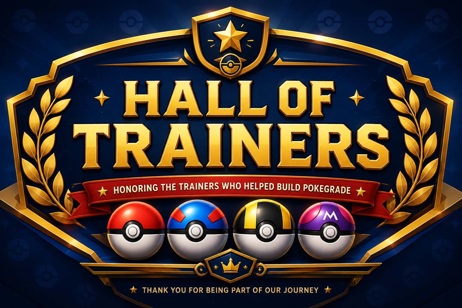 Hall of Trainers — Honoring the trainers who helped build PokeGrade